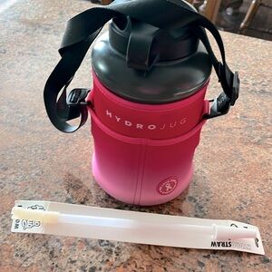 Hydrojug with breast cancer awareness sleeve